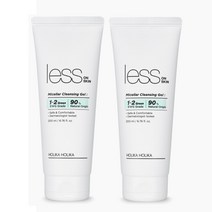 [홀리카홀리카][홀리카홀리카]레스온스킨 미셀라 클렌징 젤 기획 SET_2개, 1개, 200ml*2