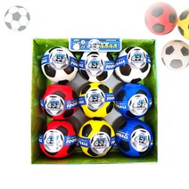 말랑말랑 4색 축구공 4종 세트 어린이 단체선물 스포츠 스펀지 미니 축구 볼, 혼합 x 9개1세트