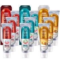 2080 잇몸치약 진지발리스 3종 120g x 9개 1세트, (오리지날 3개+허벌민트 3개+프로폴리스 3개)