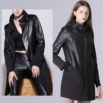 르오트 [르오트] 빅토리아 안감퀼팅 나파 양가죽 콤비코트