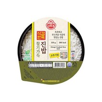 오뚜기 오뚜기밥 식감만족 찰기가득진밥 210G 즉석밥 엄마밥 간편식사 혼밥 자취템 여행갈때 캠핑, 1개