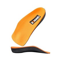 Orange Insoles F 3/4 Fits MENS shoe 12-13 Uses a heel cup contoured medial arch and metatarsal pad t, F - M12-13