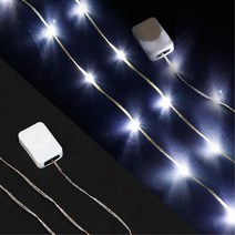 텐트줄 야간 LED 줄조명 스트링라이트 3m 화이트 차박