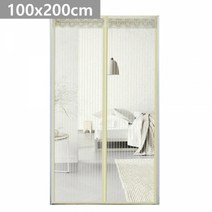 촘촘방충망 현관방충문 100x200cm 베이지
