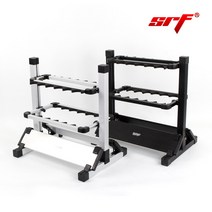 SRF 낚시대 거치대 로드 보관함 2종, 01.+SRF 낚시대거치대 FS-12(실버)