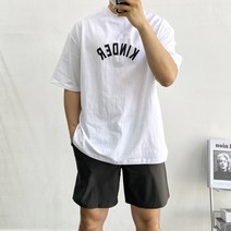 남자오버핏반팔 남자반팔면티 발포나염