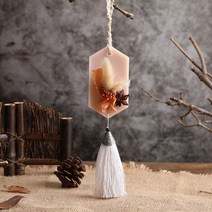 왁스타블렛 고체타블렛 드라이 플라워 아로마 테라피 왁스 조각 술 펜던트 향초 타블렛 옷장, 크림 바닐라