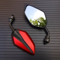 유니버설 10mm 스쿠터 부품 오토바이 사이드 미러 가와사키 혼다 스즈키 야마하 베넬리 모토, 06 6