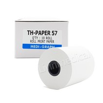 메디그라프 MEDI-GRAPH 병원용 의료용 무지 혈압계 감열지 TH-PAPER 57 1박스(10롤)