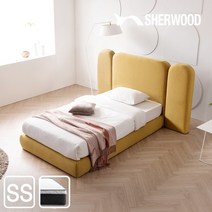 루아 라샹스 패브릭 침대 세트 SS매트포함, 그레이