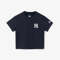 뉴에라키즈 [뉴에라키즈] MLB 워드 마크 뉴욕 양키스 티셔츠 네이비(12824450)