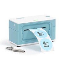 MUNBYN 열 라벨 프린터 4x6 다이렉트 배송 패키지 및 소규모 비즈용 고속 150mm/s 원클릭 설정 USPS UPS FedEx Shopify Amazon eBay 등과 호환, Pink