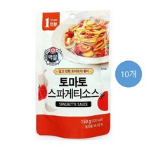 백설 CJ 토마토 스파게티소스 150g*10개, 180g, 10개