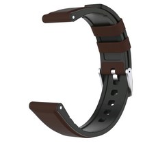 젤센 스마트워치 가죽 밴드 스트랩 20MM, 02_진브라운/20MM
