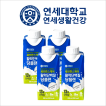 연세헬스케어 당플랜 구수한맛 4박스(96팩) 단백질 간식 당뇨식 건강식 영양식 식품 활력