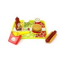 K.B 햄버거 감자튀김 핫도그 모형 세트 소꿉놀이완구 소꿉놀이
