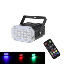 조명기구 Yuer 높은 qualtiy 48leds smd 5050 led 스트로브 라이트 회전 음성 활성화 led 무대 조명 파티 축제 디스코 스트로보 스코프 전구, CHINA_RGB | AU 플러그