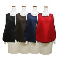 쿡셰프 벨크로 손님용 간이 앞치마 4종 택1, 레드