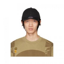 AAPE by A Bathing Ape 블랙 워시드 캡 모자