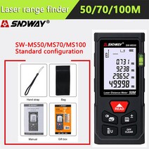 SNDWAY 레이저 거리 측정기 40M-120M 전문 디지털 도구, 120 메터, MS Series, 06 MS Series_07 120 메터