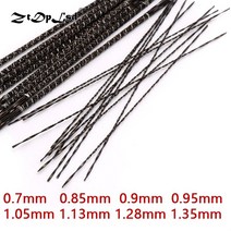 밴드쏘 각도 절단기 목공기계 12pcs 130mm 스크롤 지그 톱 블레이드 나선형 치아 1 8 종류의 나무 톱 블레이드 스틸 와이어 금속 절단 손 공예 도구 조각, 4번