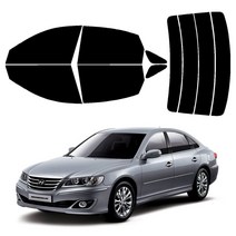 로톰 그랜저TG (05년-11년) 측후면 썬팅필름, RTF-4S 05 (진함), 현대