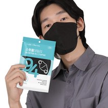 스윗홈 데일리 KF94 새부리형 마스크 블랙 200매 대형