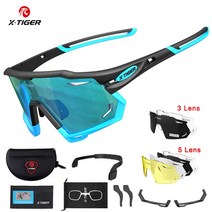 X-TIGER 사이클링 선글라스 야외 스포츠 남성 여성 안경 UV400 MTB 자전거 액세서리 고글, CHINA, 3 Lens, 04 XTS04