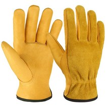 용접 알곤 장갑 신발 방염 방열 내열성 산업용 현장 바베큐 장갑 내구성 소가죽 작업 건설용, m