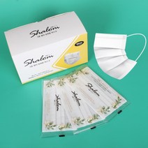 전도용 샬롬마스크 3중필터 개별포장 일회용마스크 500매