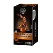 Cremesso Cafet Ristretto Capsule Coffee 크레메소 카페트 리스트레토 캡슐 커피 16캡슐 6팩, 크레마 클라시코, 16개입(6개입)