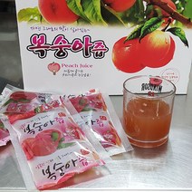 조치원 복숭아 즙 125ml 50포 복숭아액기스 복숭아착즙 복숭아원액 복숭아주스 복숭아생즙