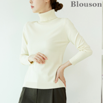 블루종 한정수량/패플단독 소프트 베이직 터틀넥 니트_B2211KN257D