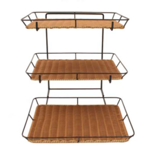 빵매대 빵 선반 베이커리 진열판 쿠키 진열 라탄 카페 2딘 진열장 트레이, 라탄트레이 대(단품)