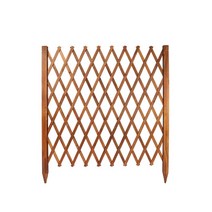 휀스 기둥 화단경계 마당 포스트 울타리 나무 정원, 녹색일반(지면)높이68cm최대140cm