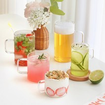 FDN930971홈카페 써머 일자 내열유리 머그 4P세트 (5size), 500ml 4P