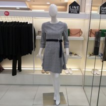 벨티드 글렌체크 원피스 NWOPJD13