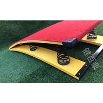 널뛰기 멀리 높이 뛰기 도움닫기 체조 발판 디딤판, 60cm120cm미끄럼방지매트9스프링