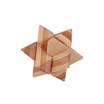 큐브 매직 볼 두뇌 티저 지능형 조립 나무 3D 퍼즐 게임, Octagonal ball-064