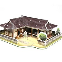 퍼즐피플 3D종이/우드락 입체모형퍼즐, 기와집 우드락 3D 입체퍼즐, 41p
