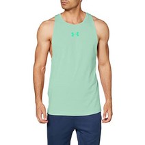 언더아머 남성용 베이스라인 면 민소매 탱크 블랙 155157