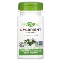네이쳐스웨이 아이브라이트 허브 블렌드 916mg 비건 캡슐 100개입 [3통] Eyebright Herbal Blend
