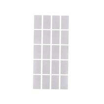 스크래치스티커 사각 실버 칭찬 복권 이벤트 만들기 DIY PVC 보상 카드 필름 코팅 오프 레이블 바우처50 피스 525A 9, 05 20pcs 23X42mm