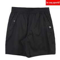 브랜드없음 르꼬끄 남성 우븐 스트레치 4부 쇼츠 QM321GHP73-BLK