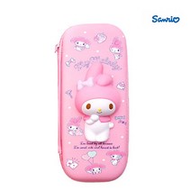 마이멜로디 스퀴시 파우치 필통 핑크/연핑크, 핑크