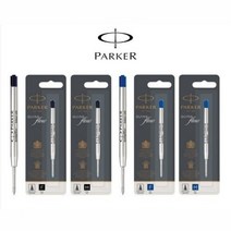 PARKER 파카 볼펜심 리필심 1.0 M 0.7 F / 블랙 블루 QUINK, 0.7 mm F / 블랙