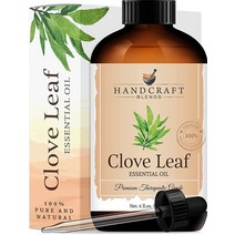 [정품] Handcraft 자몽 에센셜 오일 100% 퓨어앤내추럴 대용량 4fl. Oz, Clove Leaf_4.00 Fl Oz (Pack of