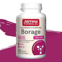 자로우 포뮬러스 보라지유 1200mg 120캡슐 보라지오일 보라지씨오일 보라지씨유
