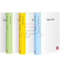 파샵 OD 투명클리어화일 A4내지40매 계약서화일 악보화일 링클리어파일, 녹색(408234)