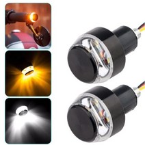바이크 핸들 LED등 LED 오토바이 핸들 바 신호등 2pcs